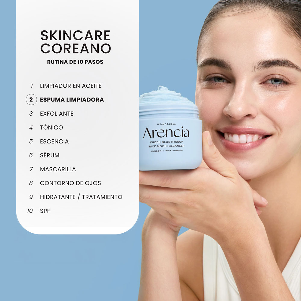 BLUE HYSSOP RICE MOCHI CLEANSER (LIMPIADOR FACIAL)